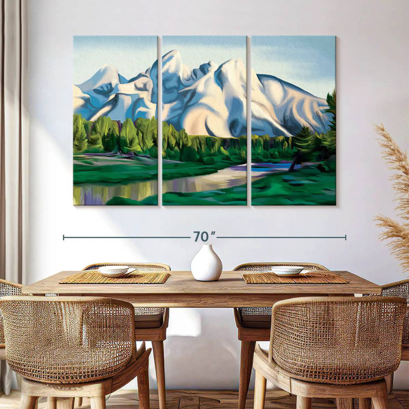 Alvord Grand Teton Daylight Bliss, H 42 po x l 65 po