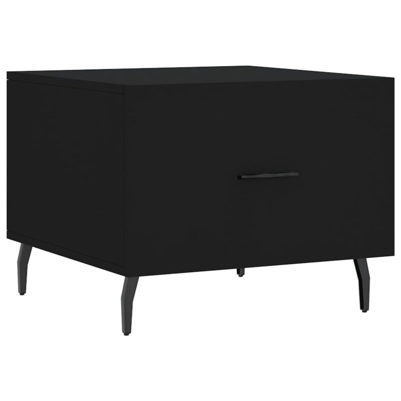 Azaela Four Leg Coffee Table with Storage, Black