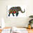 Floral Doodle Elephant-107470301
