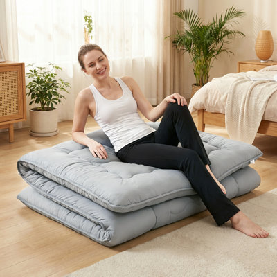 Twin Rectangular Roll-Up Tatami Floor Mattress