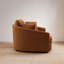 Fauteuil d'appoint en chenille surdimensionné-701439376