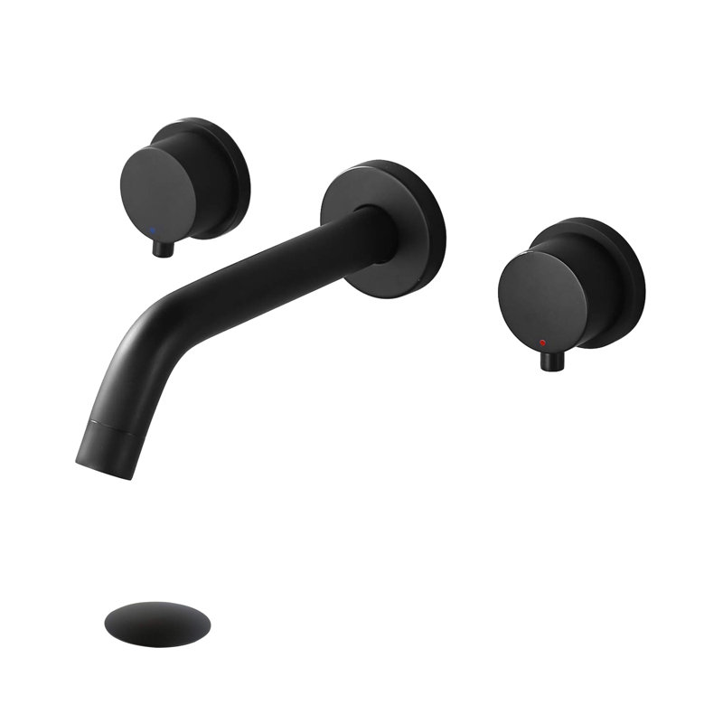 2-handle Bathroom Faucet, Without Drain Assembly