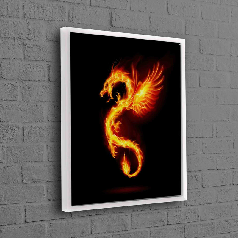 Print on Canvas, 20 cm H x 30 cm W, White Floater Framed