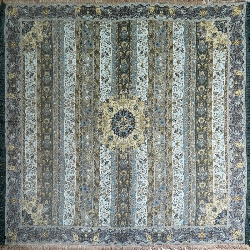 Hand Woven Throw Blanket, 70" x 70"