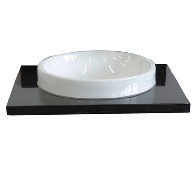 Tiara 25'' Single Bathroom Vanity Top with Sink