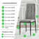 Pallo Button Tufting Luxury Fabric Dining Chairs - Modern Contemporary Design