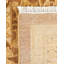 Tapis jaune / brun / ivoire noué à la main de conception unique 12 pi 3 po x 17 pi 10 po Hayner