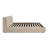 Taupe Textured Velvet Bed-1488610965-1488610954