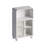 Wood Storage Cabinet with Glass Door and Shelves-1084170204