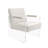 Tribecca Upholsterd Armchair with Clear Lucite-95566468