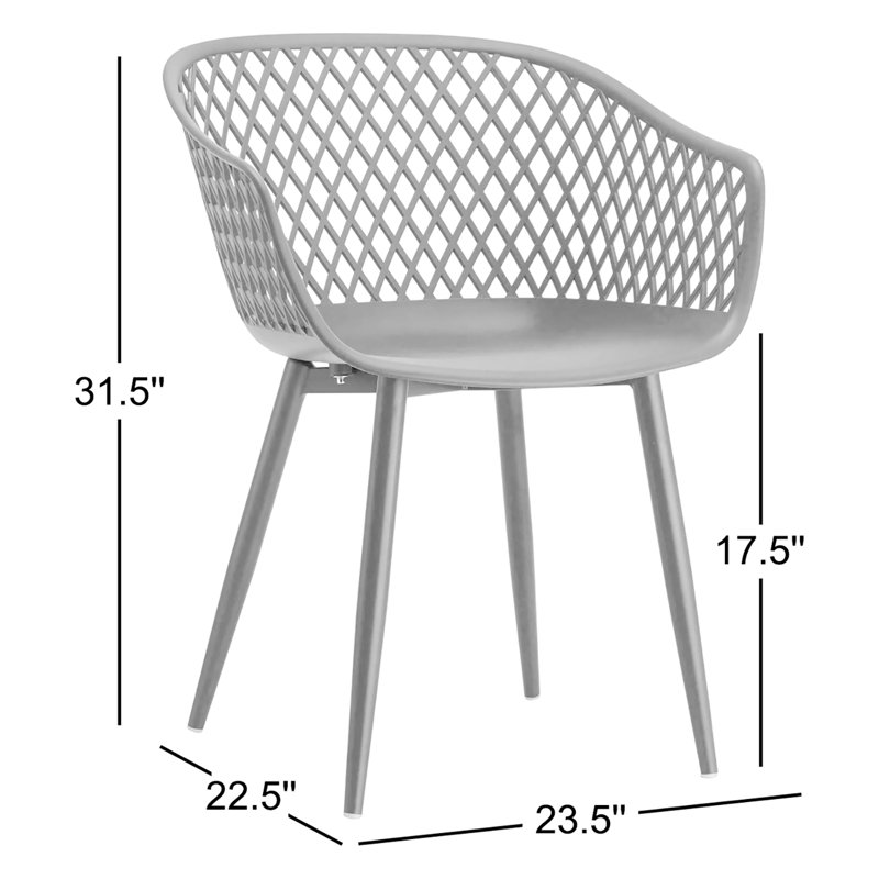 Piazza Patio Dining Chair, Blue