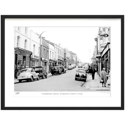Pembroke Dock, Dimond Street C1960 by Francis Frith - Single Picture Frame Print