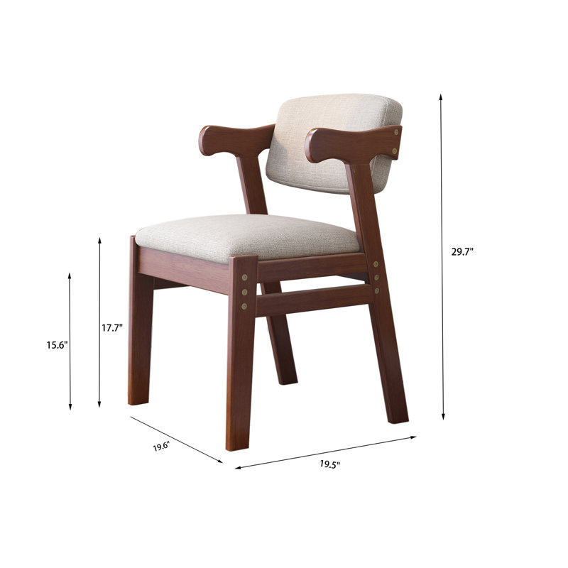 Bouirou Children's Chair with Ottoman, Brown