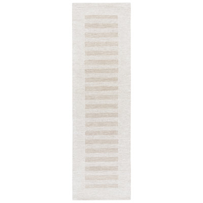 Pine 304 Hand Tufted Wool Pile Striped Rug