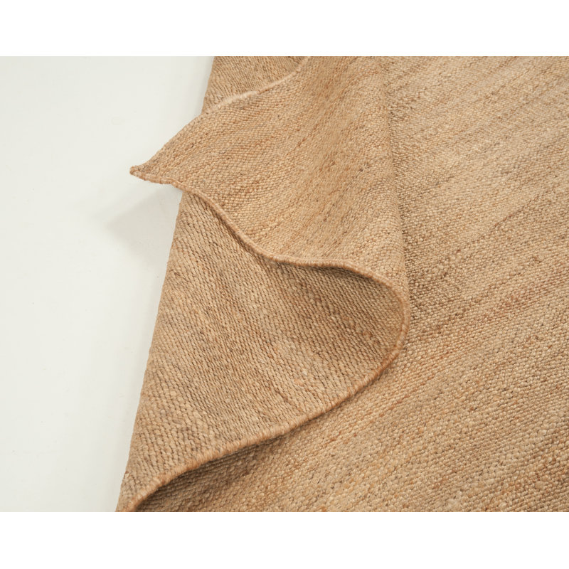 Tapis naturel fait à la main Wold, Rectangle 3 pi 6 po x 5 pi 6 po