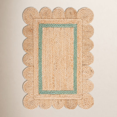 Inaki Hand-Woven Geometric Jute Rug