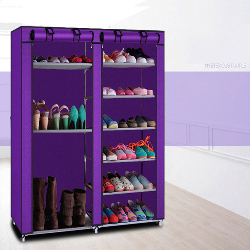 27 Pair Shoe Rack, Purple