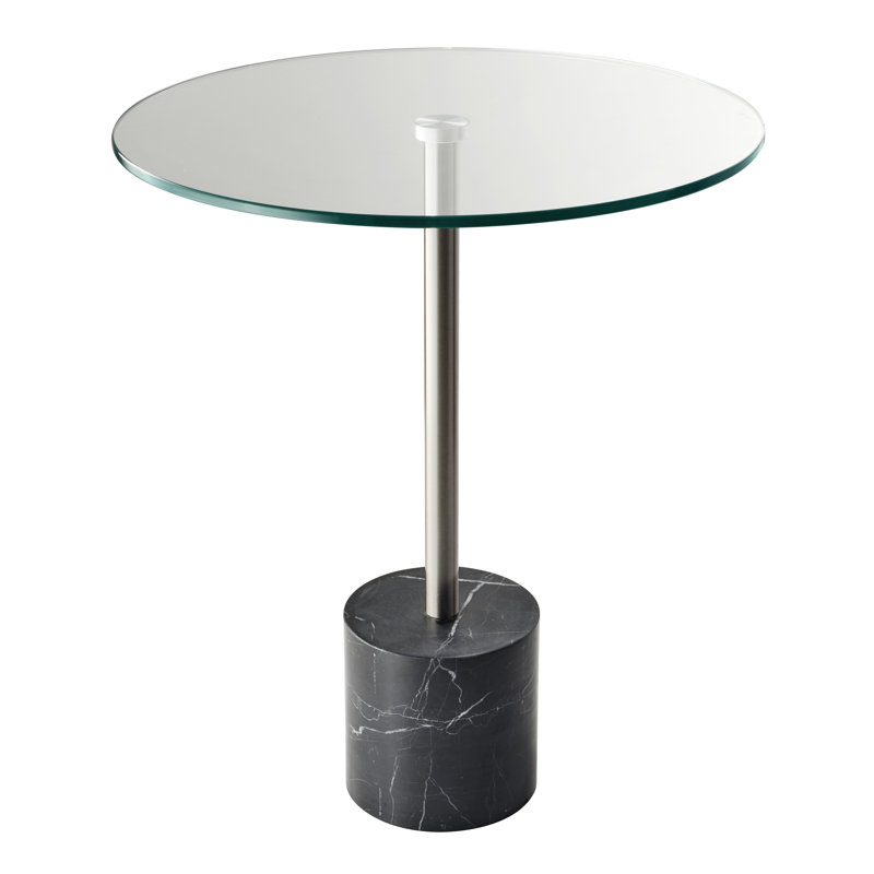 Table de bout Spirgel, Marbre noir