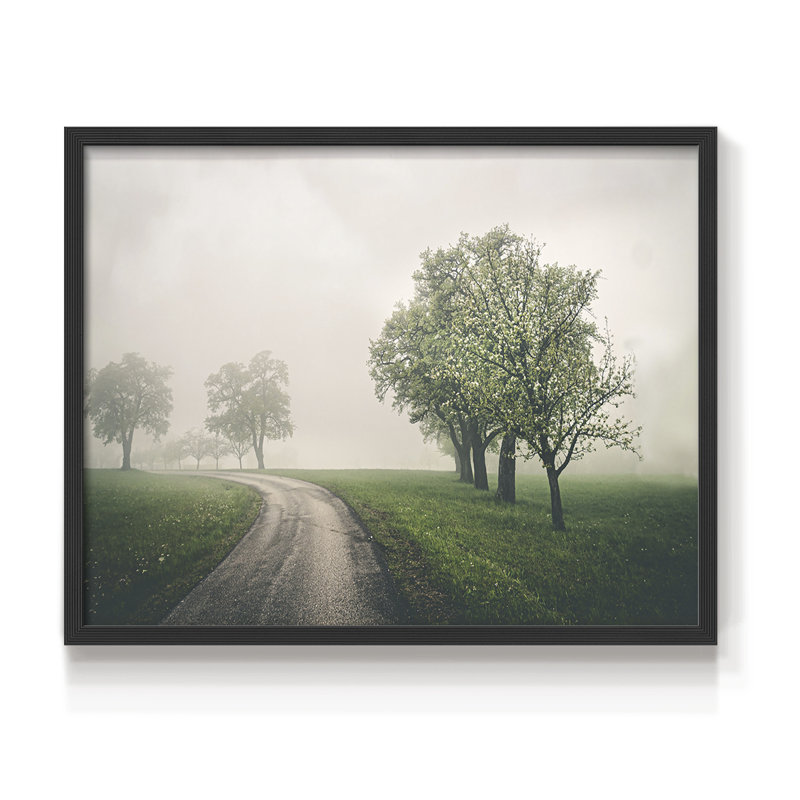 Dusty Spring -Framed Print - Restickable, H 8 po x l 10 po, Black