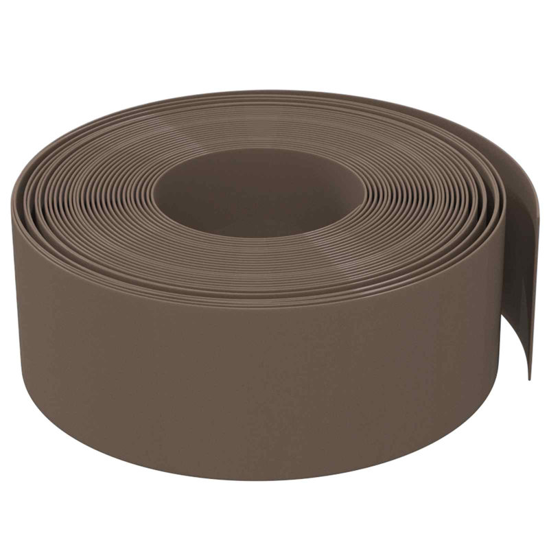 2500 cm W Lawn Edging Fencing, 20cm H x 2500cm W, Brown