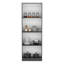 Bibliothèque, bureau, gris mat / blanc-441403804-441403802
