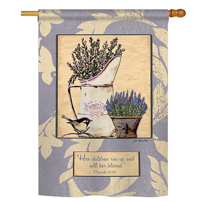 Genevre Double Sided Polyester Garden Flag
