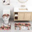 Ensemble de rideau de douche 4Pcs Roses-309983583