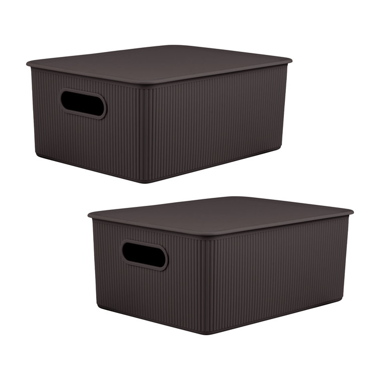Ribbed Plastic Basket