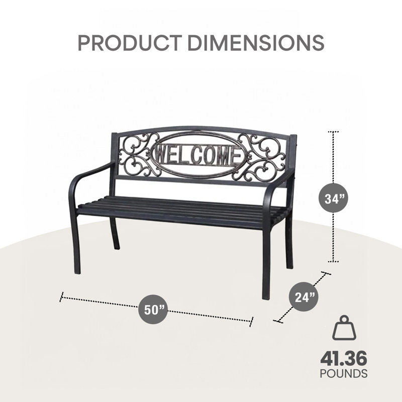 Elsiemae Steel Bench