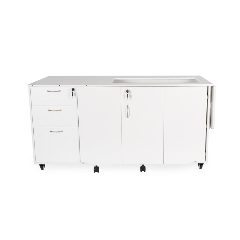 Arrow Sewing Sydney Electric Sewing Cabinet, White