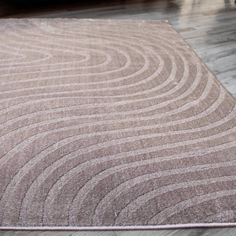 Castillo Abstract Beige Indoor Area Rug, Rectangle 5' x 7'