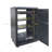 Server AV Cabinet Audio Video Equipment Rack Lock Keys Metal Black 18 U W/ Shelf