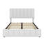 Lit plateforme tapissier luxueux avec rangement à levage hydraulique-1239967396-1239967418