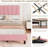 Upholstered Platform Bed Frame with Adjustable Headboard, Strong Wooden Slat Support, No Box Spring Needed and Easy Assembly-480060266-480060271