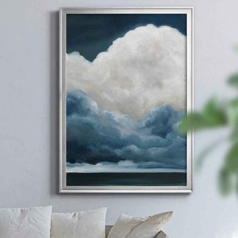 «Nature's Drama II» par J Paul, reproduction d'art sur toile encadrée, H 22,5 po x l 30,5 po x P 1,5 po, Argent