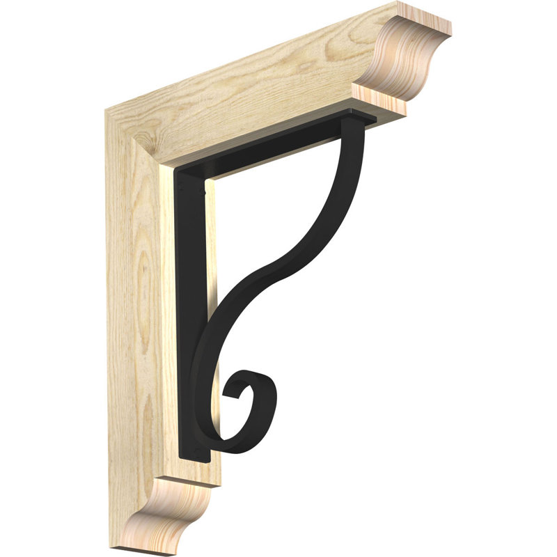 Support traditionnel Ashford, H 23 po x P 20 po, Sapin Douglas (l 4 po x P 4 po)