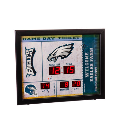 NFL Team Metal Wall Clock
