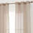 Pothos Faux Linen Semi Sheer Light Filtering Grommet Curtains Panels for Bedroom & Living Room, Pair-300674358-300674315