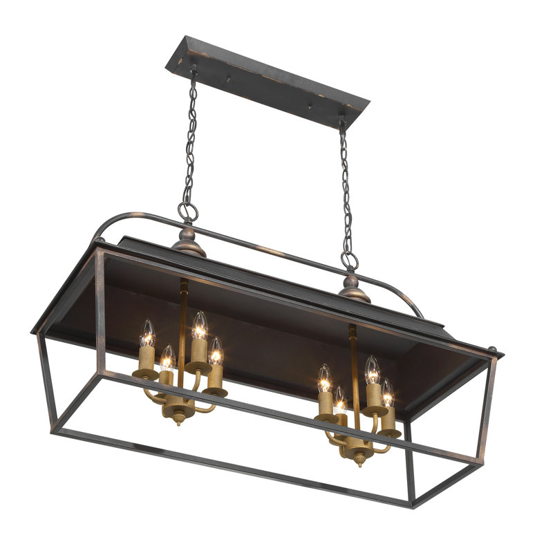 Luminaire suspendu linéaire 8 lumières Anyfer