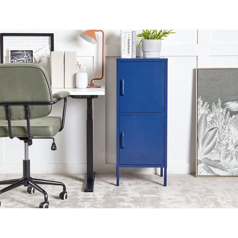 Merren 2 -Door 4 -Shelf Cabinet Office Storage Cabinet