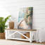 «Coastal Greeting V2», reproduction d'art encadrée sur toile par Azure Artisanal Studio-939490051-939490050
