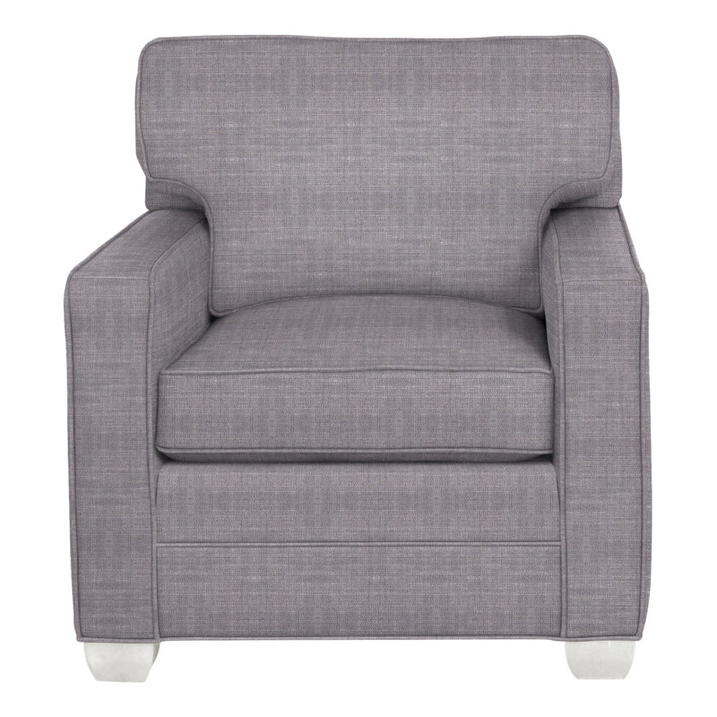 Chaise Hillcrest 37 ", Chenille nomade ardoise Crypton®, Casablanca