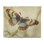 Illustration rétro en polyester de la tapisserie papillon IV avec des punaises