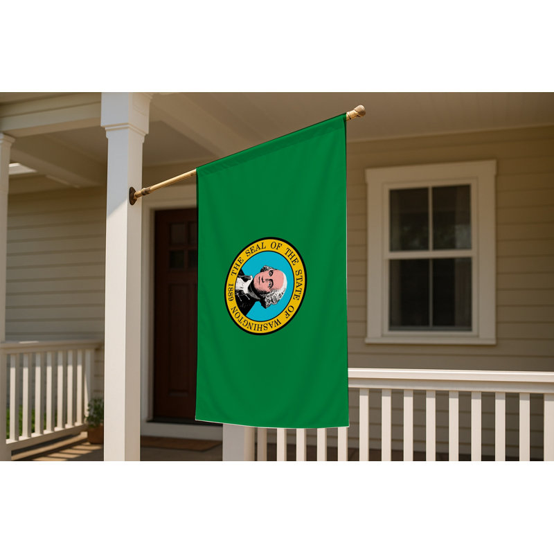 Drapeau de l'État de Washington - drapeau extérieur