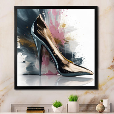 «Pink High Heel Enchantment III», reproduction d'art sur toile