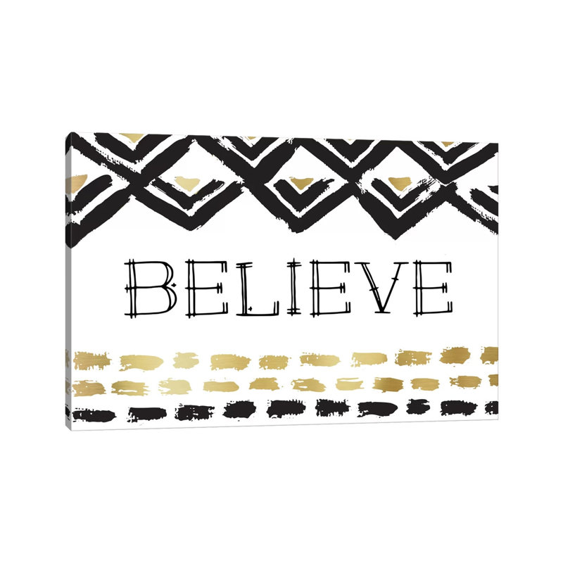 Believe by Amanda Murray - Wrapped Canvas Painting, 45.72cm H x 66.04cm W x 1.905cm D