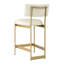 Tabouret de comptoir Uttermost Apsley Gold