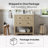 Allensville 30" Freestanding Single Bathroom Vanity with Solid Surface Composite Top-2024345665-2030689577