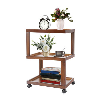 3-Tier Wood End Table Side Table