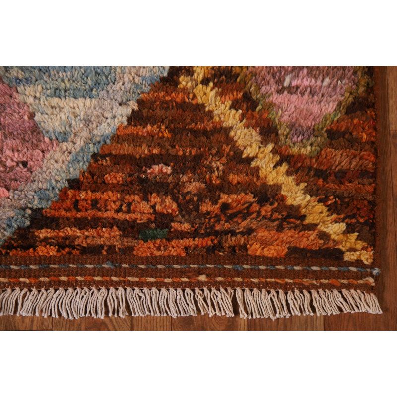 Tapis de couloir géométrique marocain 3X13